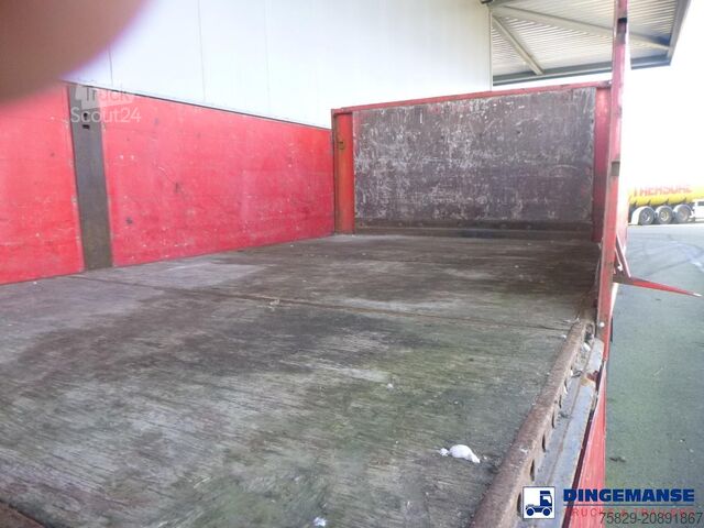 Plateforme de chargement ouverte Krone 3-axle open box drawbar trailer ADP 27