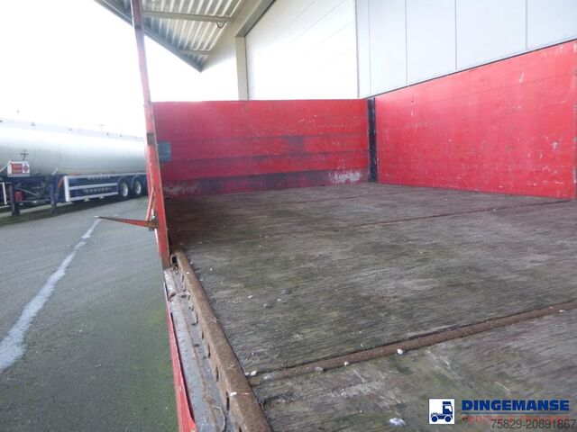 Plateforme de chargement ouverte Krone 3-axle open box drawbar trailer ADP 27