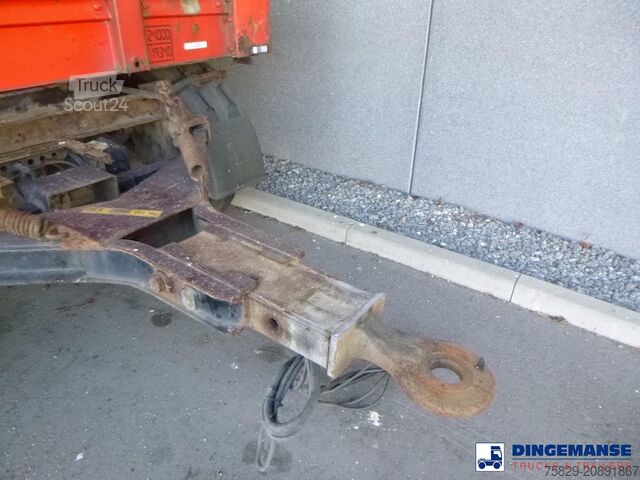 Plateforme de chargement ouverte Krone 3-axle open box drawbar trailer ADP 27