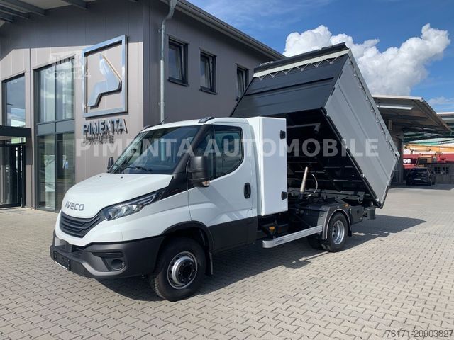 Trijų pusių savivartis furgonas IVECO Daily 70C18HA8 3SKIPPER KISTE TRACT NAVI LED AHK