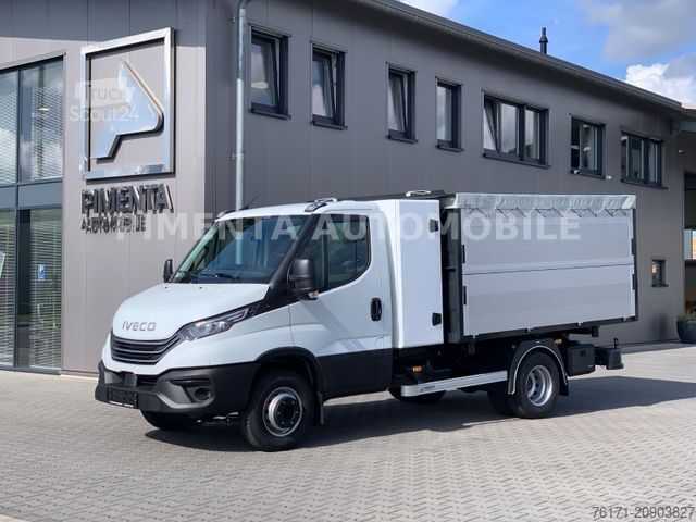 Trijų pusių savivartis furgonas IVECO Daily 70C18HA8 3SKIPPER KISTE TRACT NAVI LED AHK