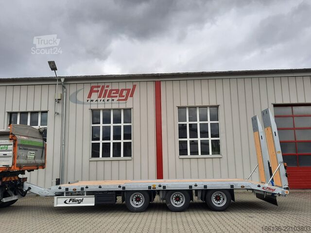 Remorcă platformă FLIEGL Tridem-Plattform Anhänger TPS 300 Bau