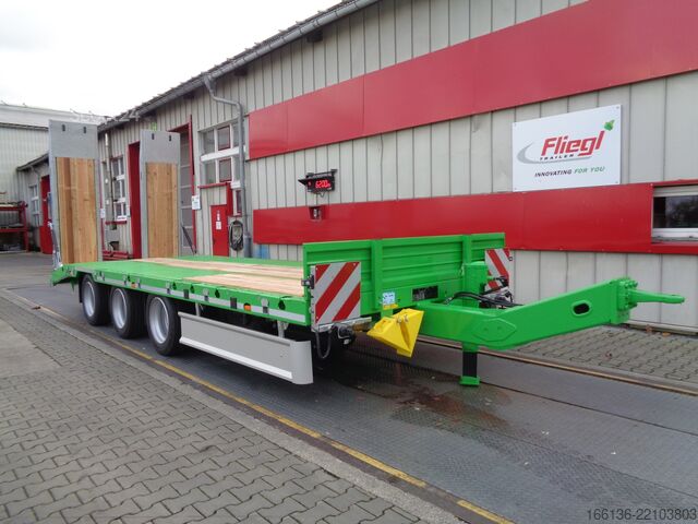 Remorcă platformă FLIEGL Tridem-Plattform Anhänger TPS 300 Bau