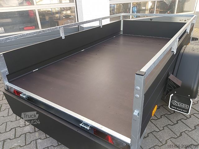Remolque de turismos Saris schwarzer Anhänger Aluminium 1300kg gebremst