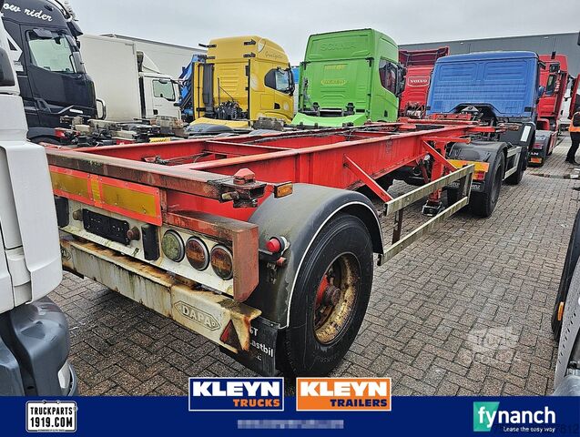 Prelate glisante DAPA 20 FT CONTAINER 1 AXLE BPW DRUM