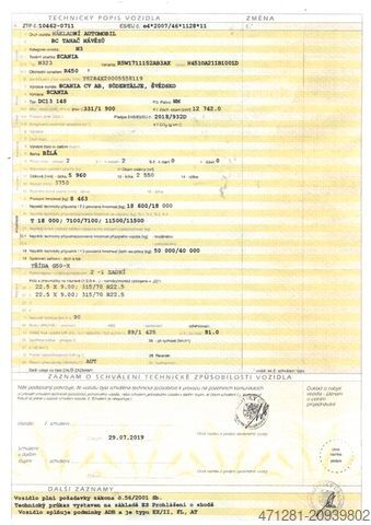 Стандартний тягач SCANIA R450 N323 NGS E6 + RETARDER + PARKCLIMA + NAVI