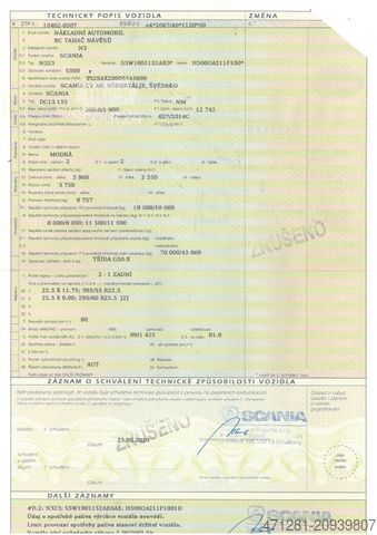 Yüksek hacimli çekici SCANIA S500 N323 NGS MEGA LD EURO 6 + PARKCLIMA + NAVI