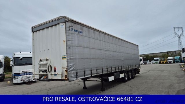 Відкритий напівпричіп з тентом KRONE SD PROFI LINER + LIFTACHSE