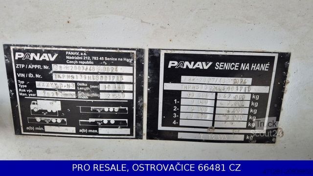 Semiremorcă basculantă PANAV NS19 AH KIPPER 43 m3 - Fe / Al