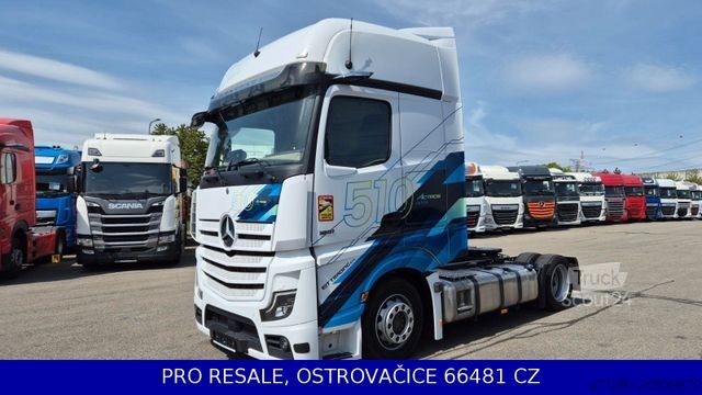 Lielapjoma vilcējs MERCEDES-BENZ ACTROS 1851 LSNRL MEGA EURO 6 + PARKCLIMA