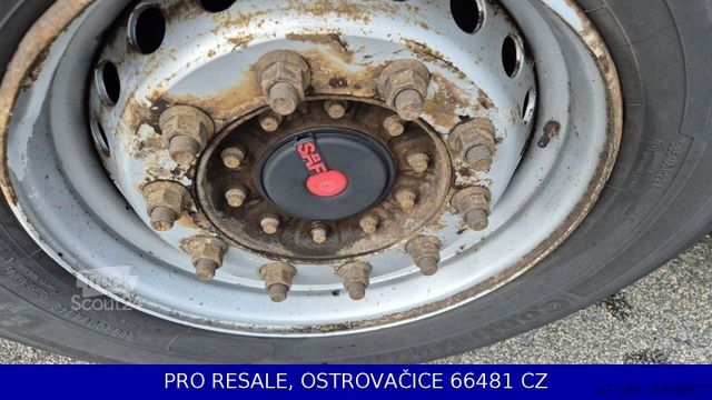 Atvira puspriekabė su tentu SCHWARZMÜLLER SPA 3/E STD + LIFTACHSE