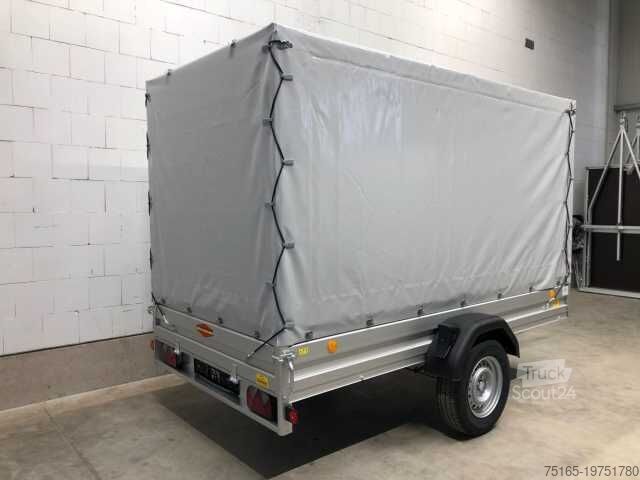 Remolque de automóvil Böckmann TL-AL 3015/15 Plane Kastenanhänger gebremst