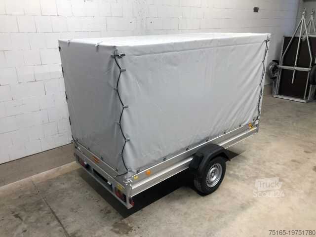 Remolque de automóvil Böckmann TL-AL 3015/15 Plane Kastenanhänger gebremst