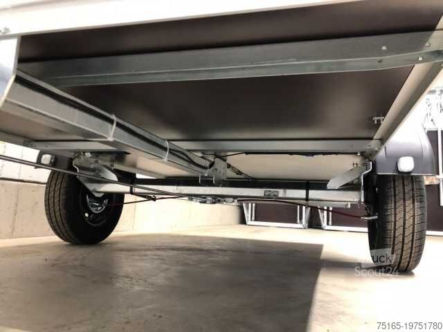 Remolque de automóvil Böckmann TL-AL 3015/15 Plane Kastenanhänger gebremst