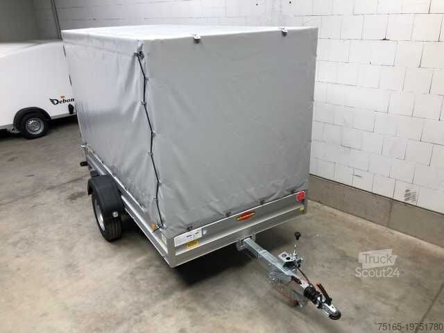 Remolque de automóvil Böckmann TL-AL 3015/15 Plane Kastenanhänger gebremst