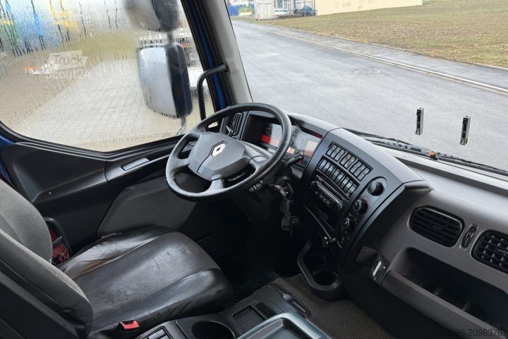Camion cu platformă și prelată Renault D Wide 18.320 4x2 Plane/HB  / Swiss-Vehicle