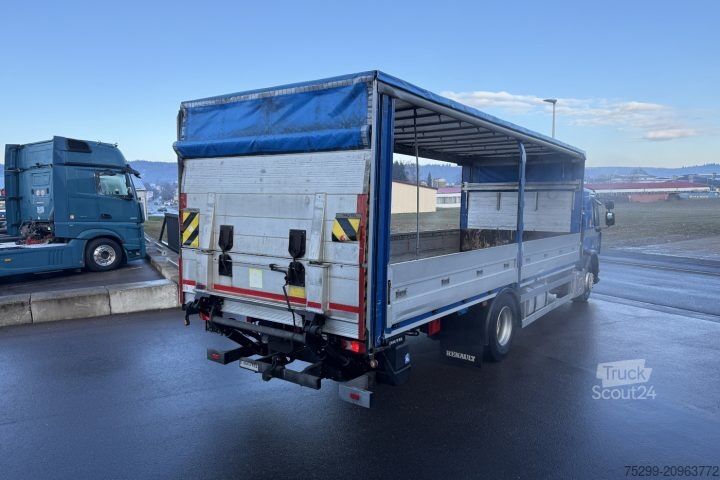 Macara montată pe camion Renault D Wide 18.380 4x2 F130A.22 / Swiss-Vehicle