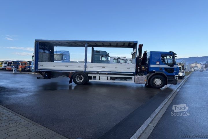 Macara montată pe camion Renault D Wide 18.380 4x2 F130A.22 / Swiss-Vehicle