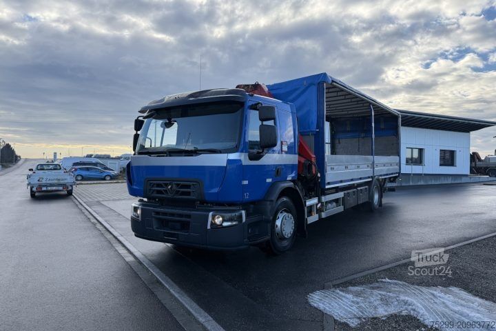 Macara montată pe camion Renault D Wide 18.380 4x2 F130A.22 / Swiss-Vehicle