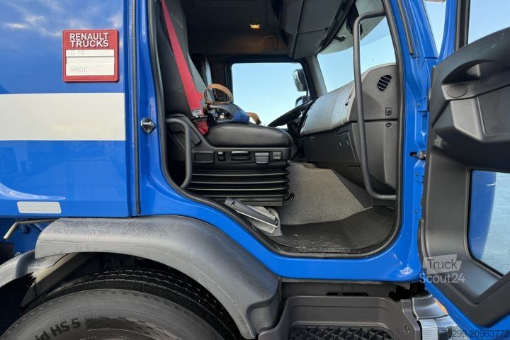 Macara montată pe camion Renault D Wide 18.380 4x2 F130A.22 / Swiss-Vehicle