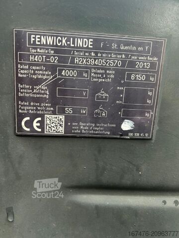 Frontlastare truck Linde H40T-02 EVO