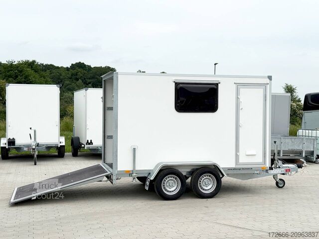 Remorque à caisse Blyss F2030HTD | RAMPE | SEITENTÜR 305X150X180CM 2000KG | FENSTER | KOFFERANHÄNGER