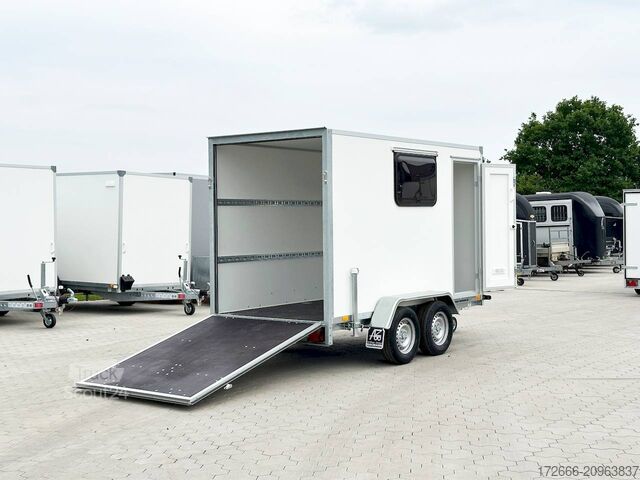 Remorque à caisse Blyss F2030HTD | RAMPE | SEITENTÜR 305X150X180CM 2000KG | FENSTER | KOFFERANHÄNGER
