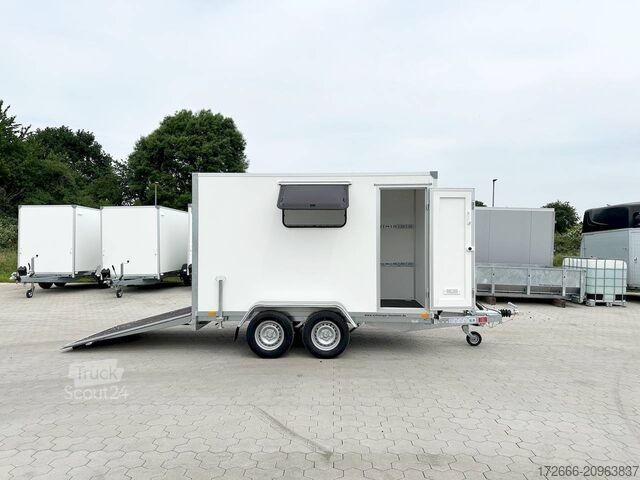 Remorque à caisse Blyss F2030HTD | RAMPE | SEITENTÜR 305X150X180CM 2000KG | FENSTER | KOFFERANHÄNGER
