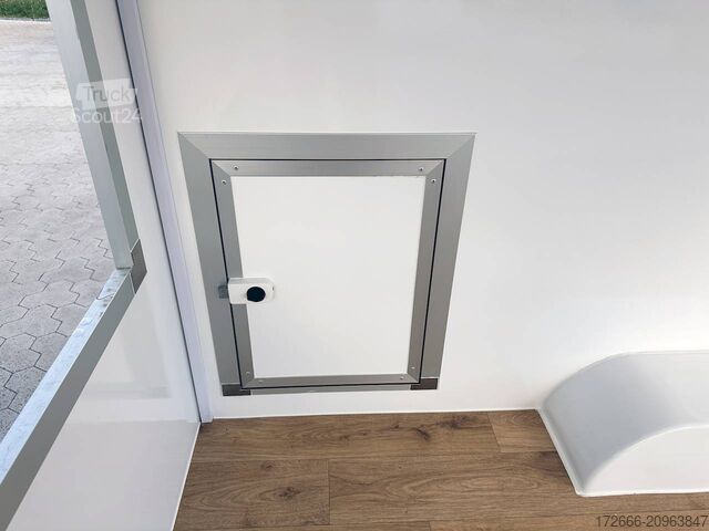 Verkoopaanhanger Blyss H15252HN | WEISS 250X203X230CM 1500KG VERKAUFSANHÄNGER | 2X VERKAUFSKLAPPE