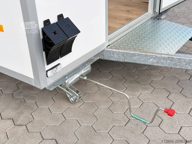 Verkoopaanhanger Blyss H15252HN | WEISS 250X203X230CM 1500KG VERKAUFSANHÄNGER | 2X VERKAUFSKLAPPE