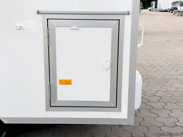 Verkoopaanhanger Blyss H15252HN | WEISS 250X203X230CM 1500KG VERKAUFSANHÄNGER | 2X VERKAUFSKLAPPE