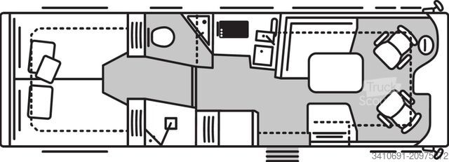 Integreret autocamper MORELO Home 82 LS