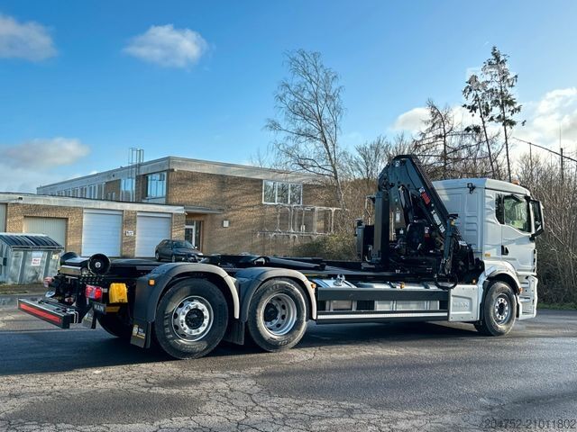 Autre MAN TGS 26.480 6x2 Abrollkipper + Kran Hiab 138-3
