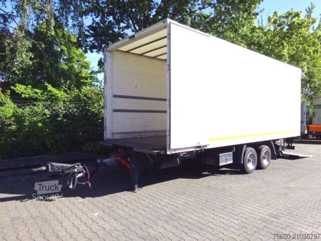 Remorque à caisse Möslein TKO 105 Schwebheim  Tandemkoffer, Ladebordwand + Durchladbar