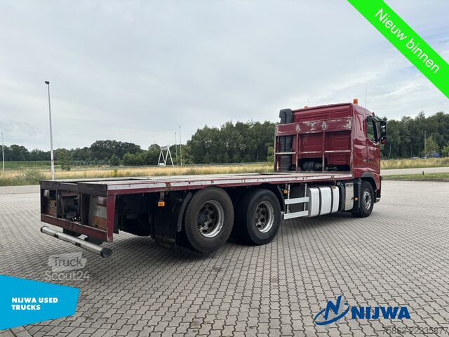 Платформенный трейлер Volvo FH 420 6x2 Vangmuil + Standkachel