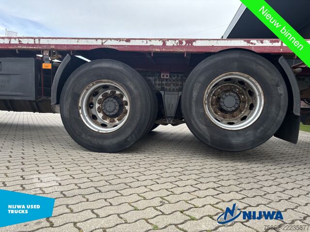 Платформенный трейлер Volvo FH 420 6x2 Vangmuil + Standkachel