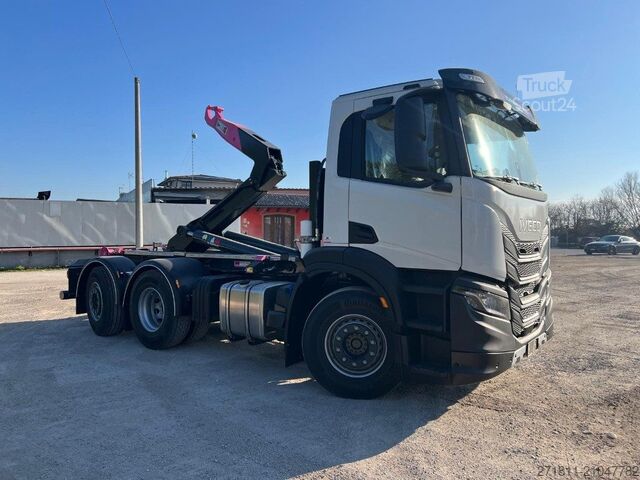 Kanca kasalı yük kamyonu (roll-off) IVECO IVECO X-WAY AD280X500 NUOVO SCARRABILE