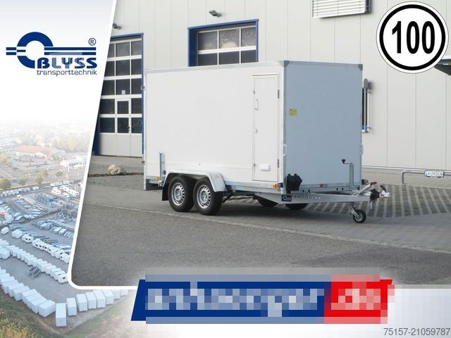 Remorque à caisse BLYSS F2036HTD Kofferanhänger 358x146x180cm 2000kg