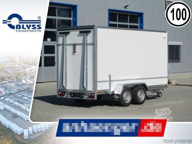 Remorque à caisse BLYSS F2036HTD Kofferanhänger 358x146x180cm 2000kgGG