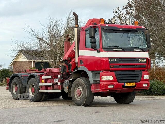 Hook arm system DAF CF 430 GINAF 3335 !!6x6!!KRAAN/HAAK!!MANUELL!AI...
