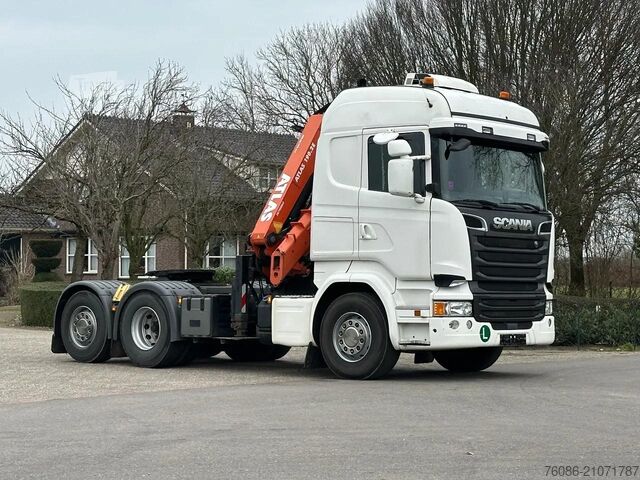 Standaard trekker Scania R450 6x2!!EURO6!! KRAN  ATLAS 19TM!! TOP!!RADIO...