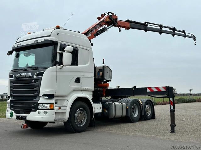 Standaard trekker Scania R450 6x2!!EURO6!! KRAN  ATLAS 19TM!! TOP!!RADIO...