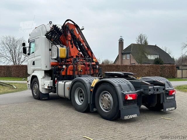 Standaard trekker Scania R450 6x2!!EURO6!! KRAN  ATLAS 19TM!! TOP!!RADIO...