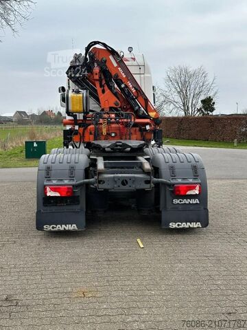 Standaard trekker Scania R450 6x2!!EURO6!! KRAN  ATLAS 19TM!! TOP!!RADIO...