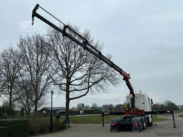 Standaard trekker Scania R450 6x2!!EURO6!! KRAN  ATLAS 19TM!! TOP!!RADIO...