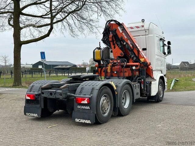 Standaard trekker Scania R450 6x2!!EURO6!! KRAN  ATLAS 19TM!! TOP!!RADIO...