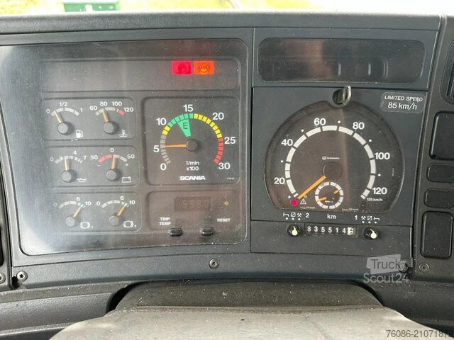 Car transporter Scania 94.220 Machine transporter!!RAMPEN!!