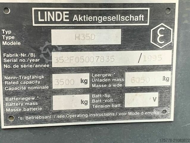 Frontstapler Linde H35 D