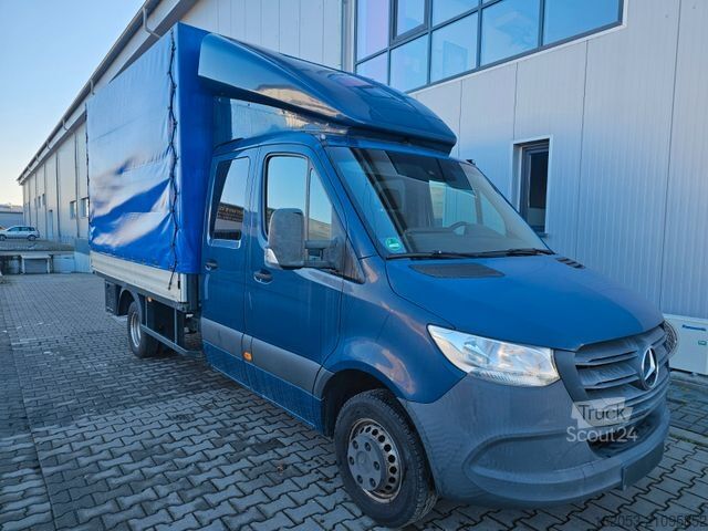 Transporter mit Pritsche & Plane MERCEDES-BENZ Sprinter 519  Klima Standh Motor Neu 61000 km