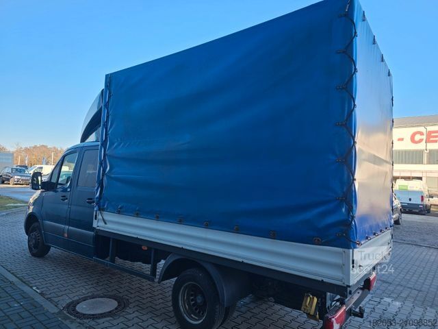 Transporter mit Pritsche & Plane MERCEDES-BENZ Sprinter 519  Klima Standh Motor Neu 61000 km